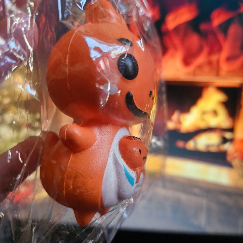Mini Orange Dragon Monster Squishy from Japan! ULTRA RARE, New, NIP, No Tag - Picture 2 of 6